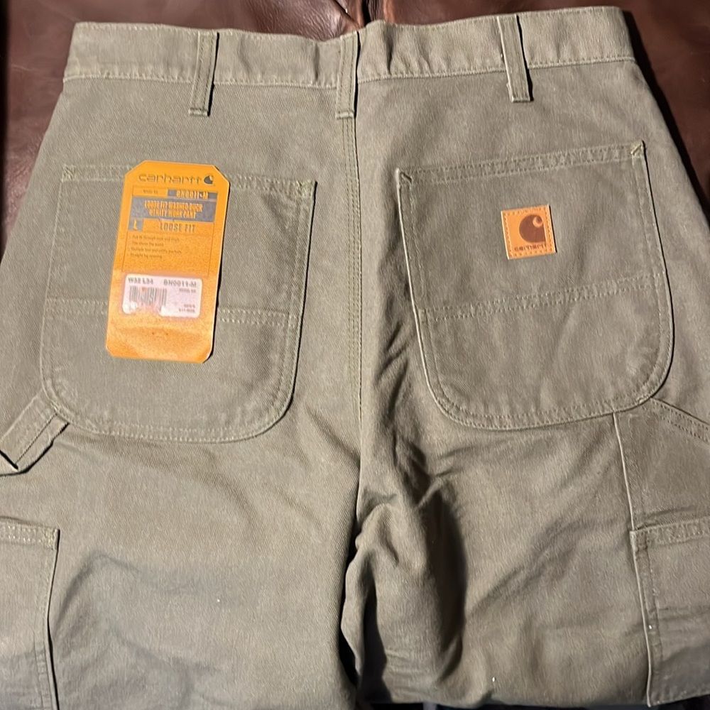 NWT Carhartt Loose fit Washed Duck Utility Work Pant